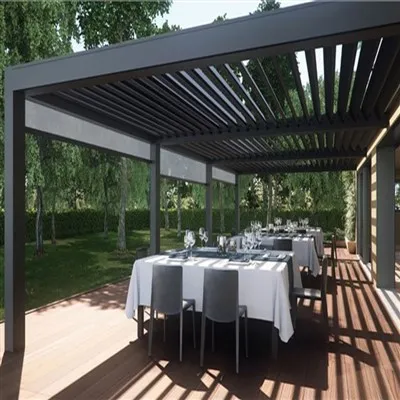 Pergola an die Hausfaszie anbringen